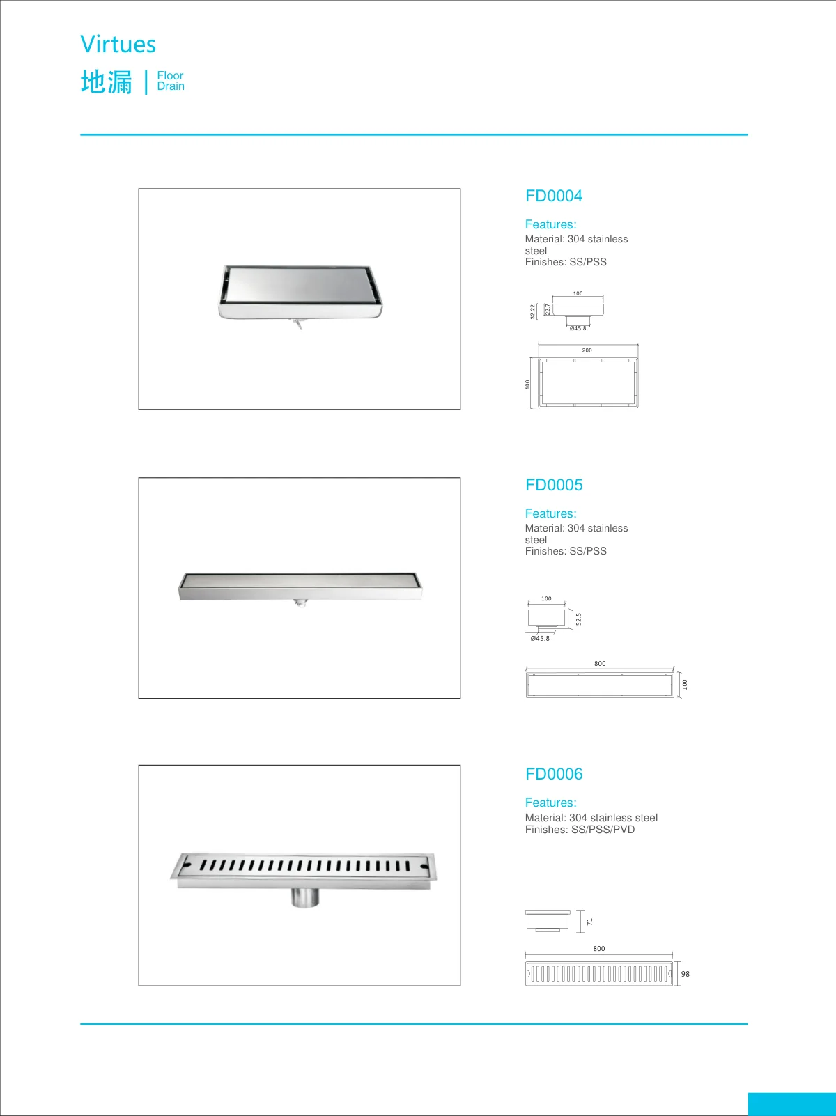 Bathroom hardware · catalogue sheet 59.1
