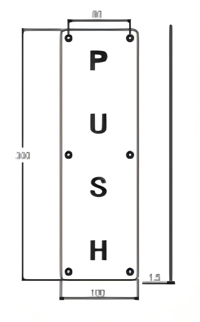SP0005 Push & pull plates